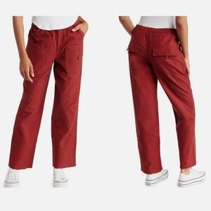 Free People Women’s Voyage Utility High Rise Wide Leg Cargo Pants